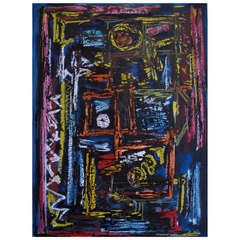 A Gouache on Paper by Robert Freiman, 1960 12