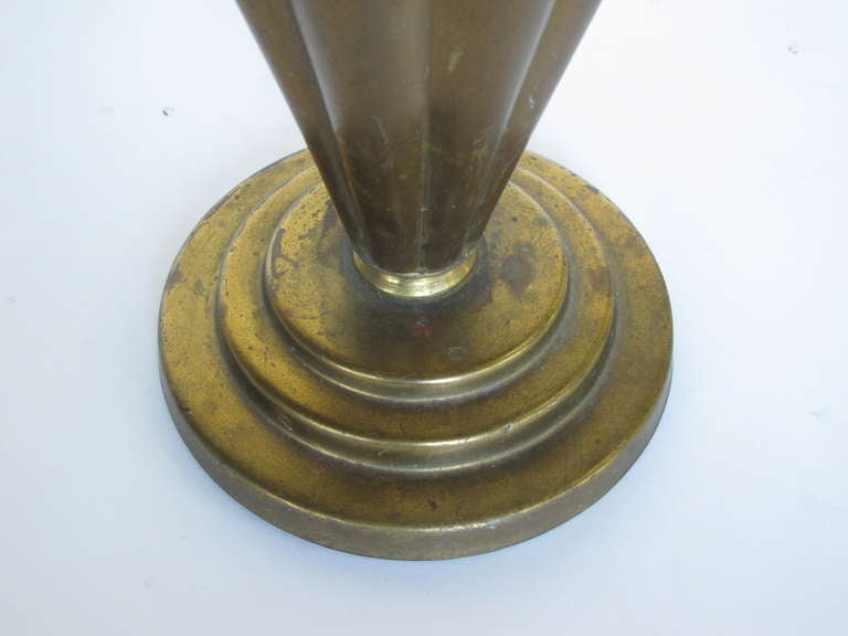 Modern Vintage Brass Umbrella Stand