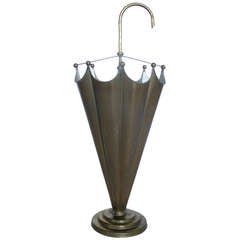 Vintage Brass Umbrella Stand