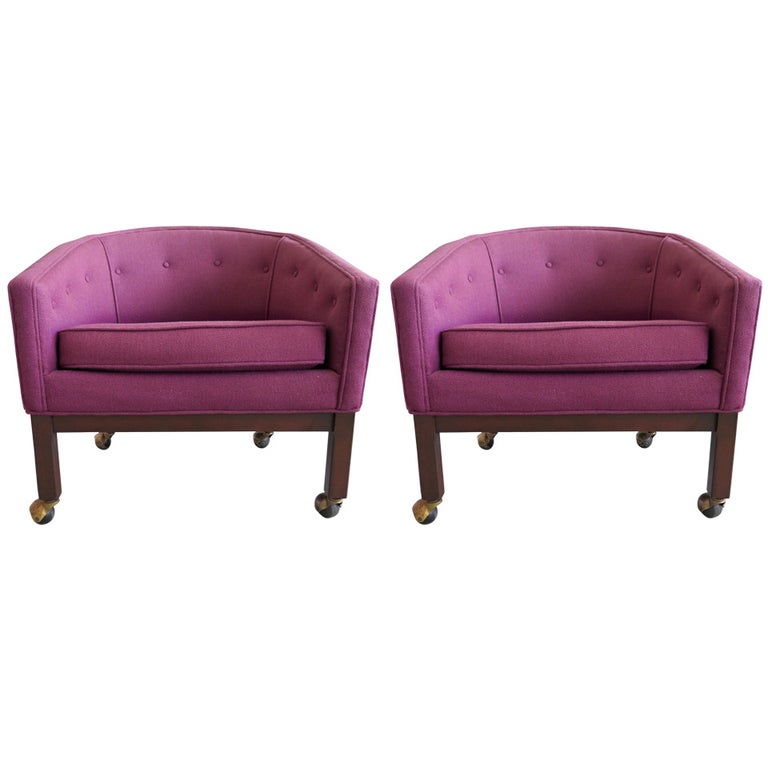Pair of Kipp Stewart for Directional Tub Chairs For Sale at 1stDibs