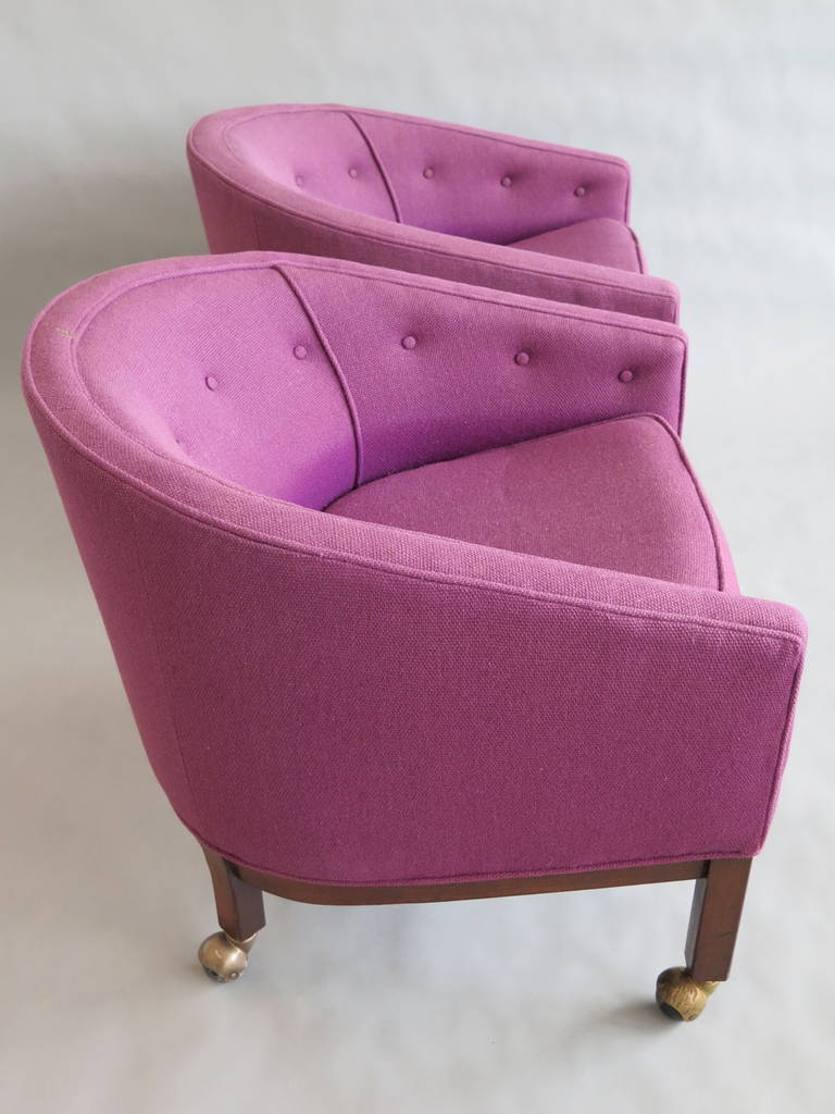 Modern Pair of Kipp Stewart for Directional Tub Chairs