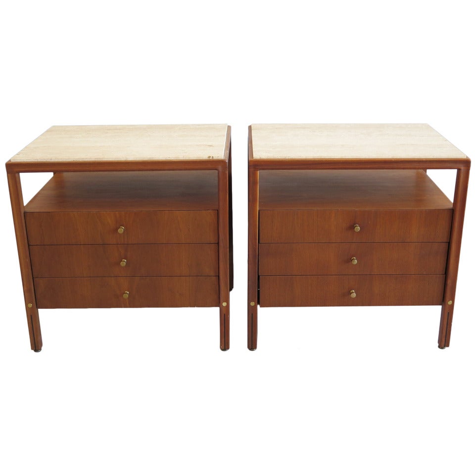 Pair of Vintage Night Stands by Gerry Zanck for Gregori Line