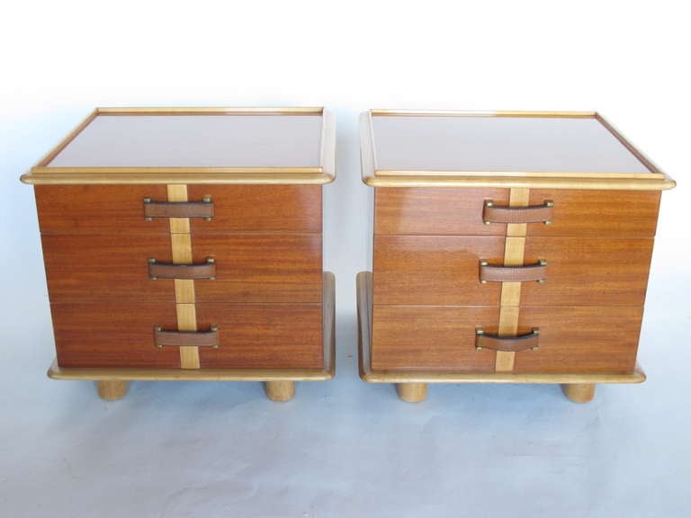 A pair of small chests/night stands from 