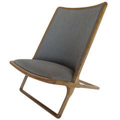 Ward Bennett for Brickell "Scissor" Chair