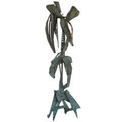 Unusual Bronze Sculpture by Priscilla Pattison, ca' 1950's 10