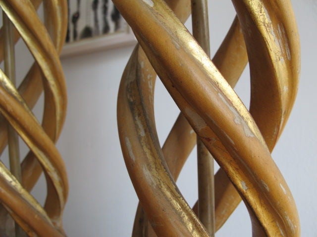 A Pair of Frederick Cooper Twisted Column Lamps 1