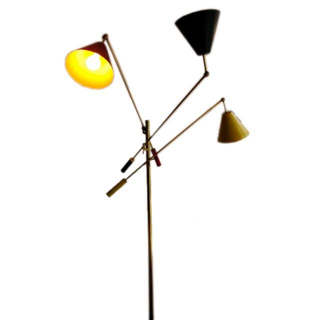 Three Arm Counter Balance Floor Lamp by Arredoluce