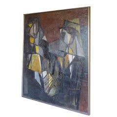 A Large Oil on Canvas by Hilda Altschule 9