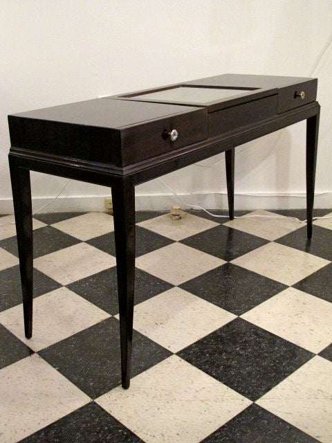 Mid-20th Century Elegant Tommi Parzinger Console/Vanity for Charak Modern 1940's For Sale