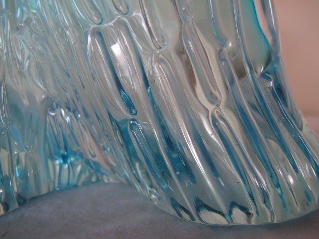 A Charming Cenedese Polar Bear Glass Vase 4