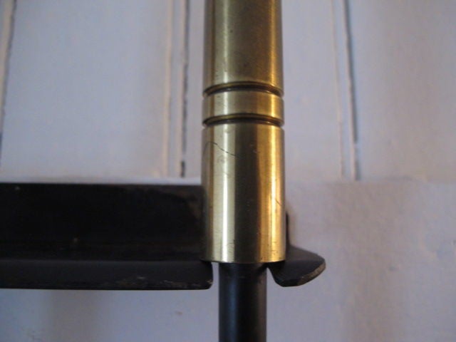 Mid-20th Century A Set of Modernist Firetools with Brass Handles For Sale