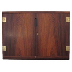 A Wall Mounted Cabinet by Svend Langkilde in Rosewood
