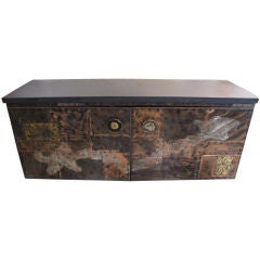 Paul Evans Sideboard for Directional in Patchwork Copper