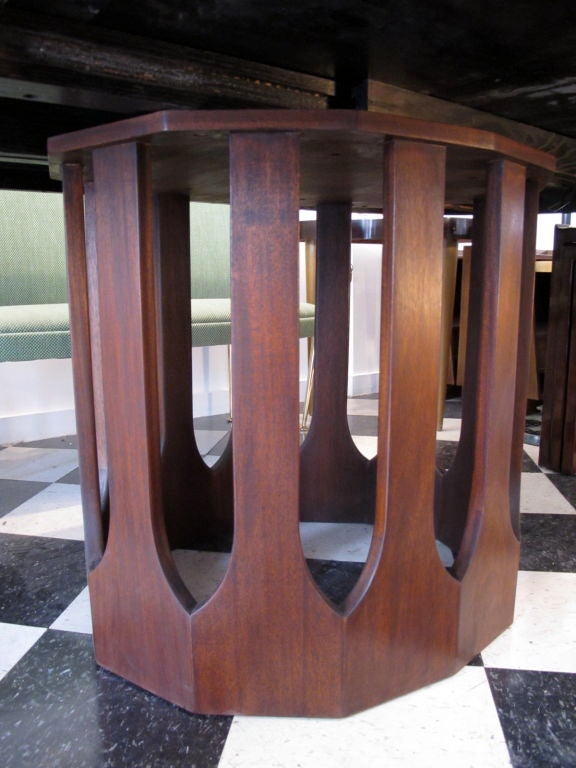 Arch Pedestal Dining Table by Harvey Probber with Rosewood Top 2