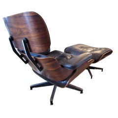 Classic Eames for Herman Miller Early Lounge Chair and Ottoman