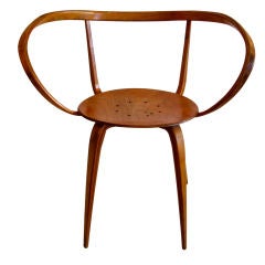 Early George Nelson Bentwood "Pretzel" Arm Chair