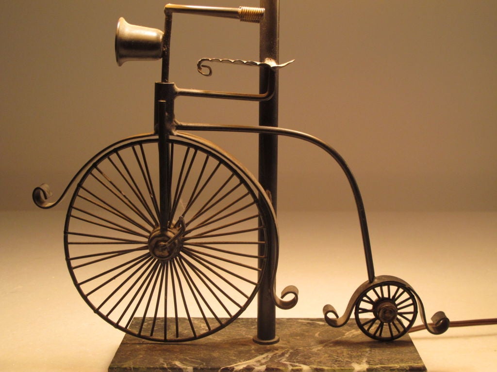 Mid-20th Century A Charming Bicycle Lamp
