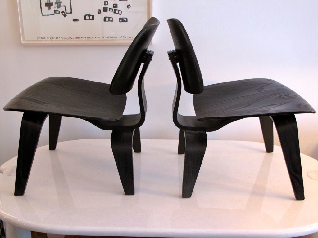 Américain Paire des premiers exemples originaux de Charles Eames du LCW Evans en vente