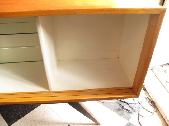 A Rare Florence Knoll Credenza In Birch And Mahogany 5