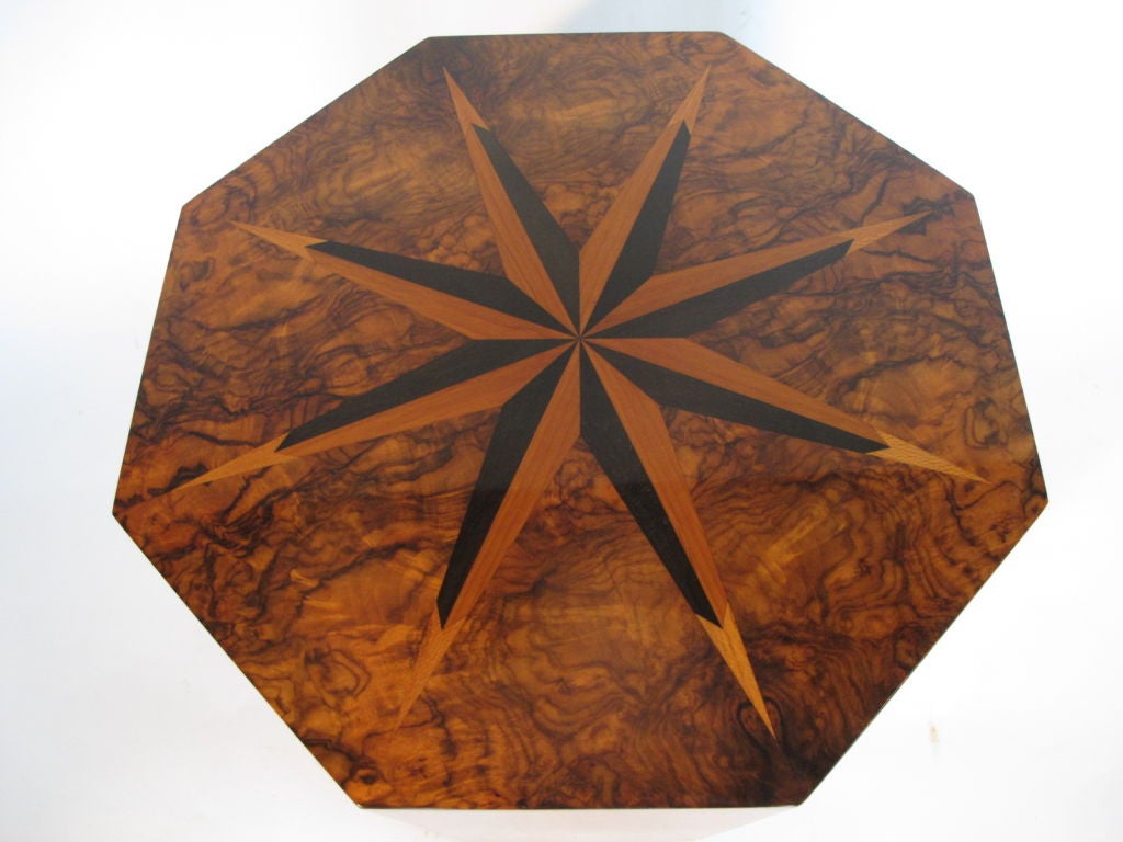 faceted drink table