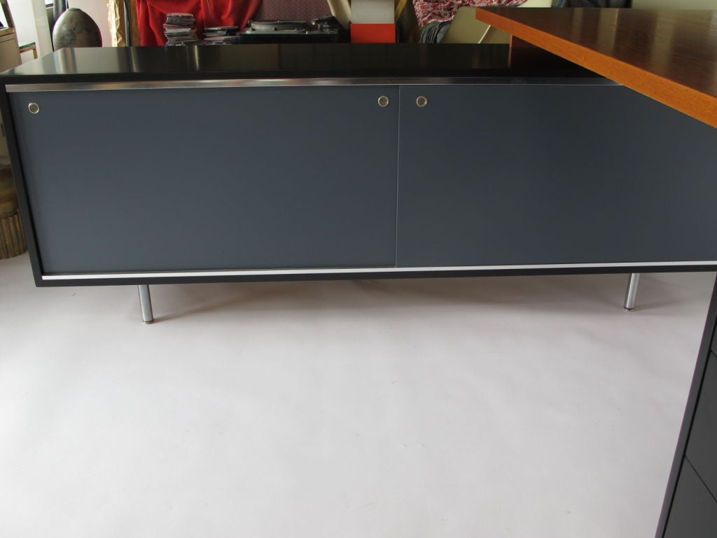 American A George Nelson For Herman Miller Executive L Shaped Desk