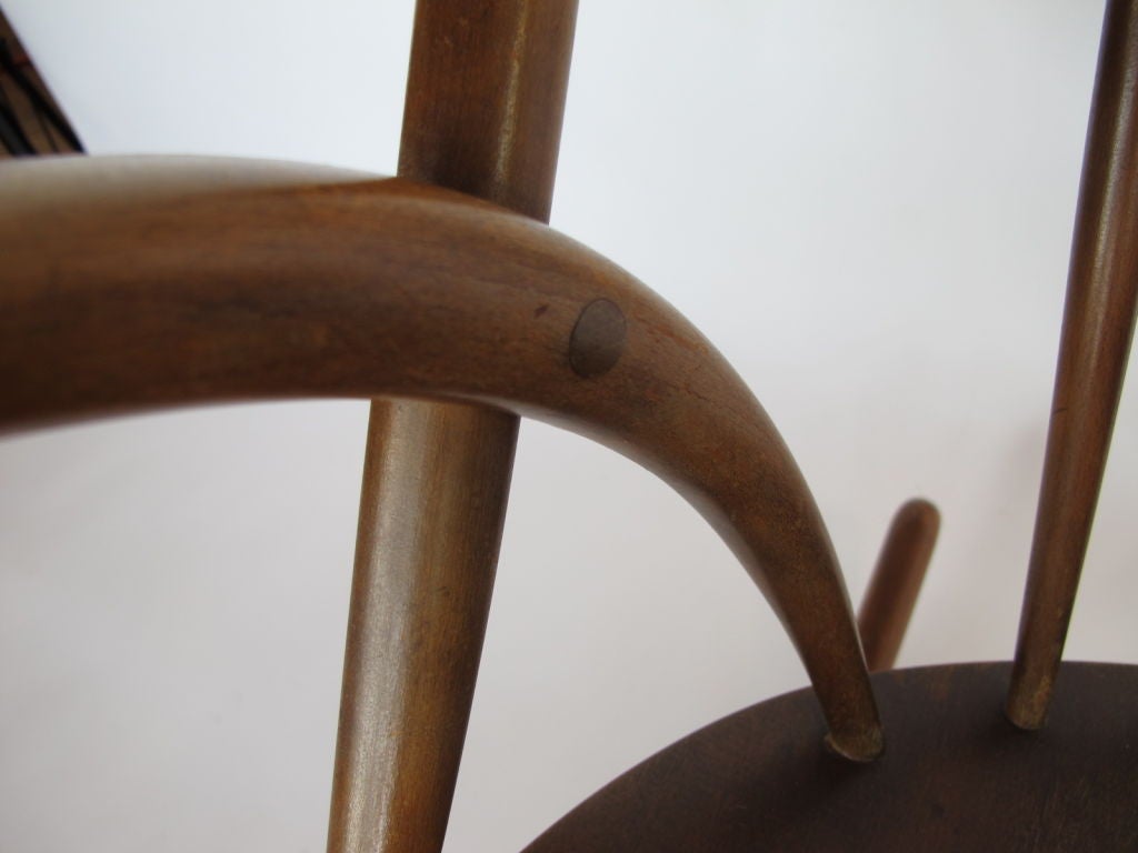 Danish Rocking Chair by Wikkelso For Sale