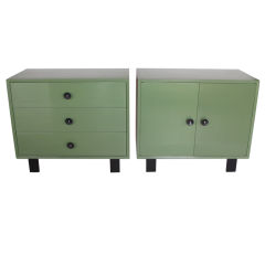 A Pair Of George Nelson For Herman Miller Cabinets