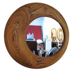 Unusual Mirror of Laminated Hardwood