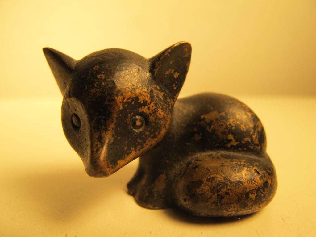 Hagenauer Cat Miniature Sculpture Wiener Werkstatte 3