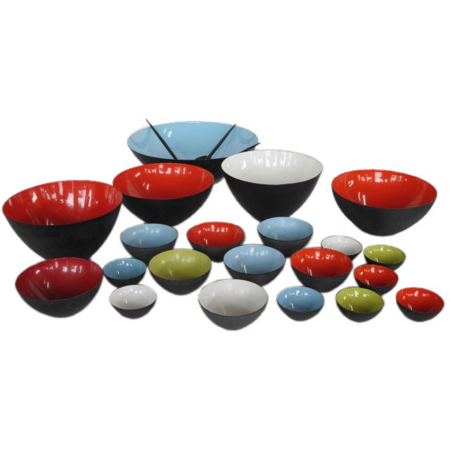 Collection of Krenit Bowls, Denmark For Sale