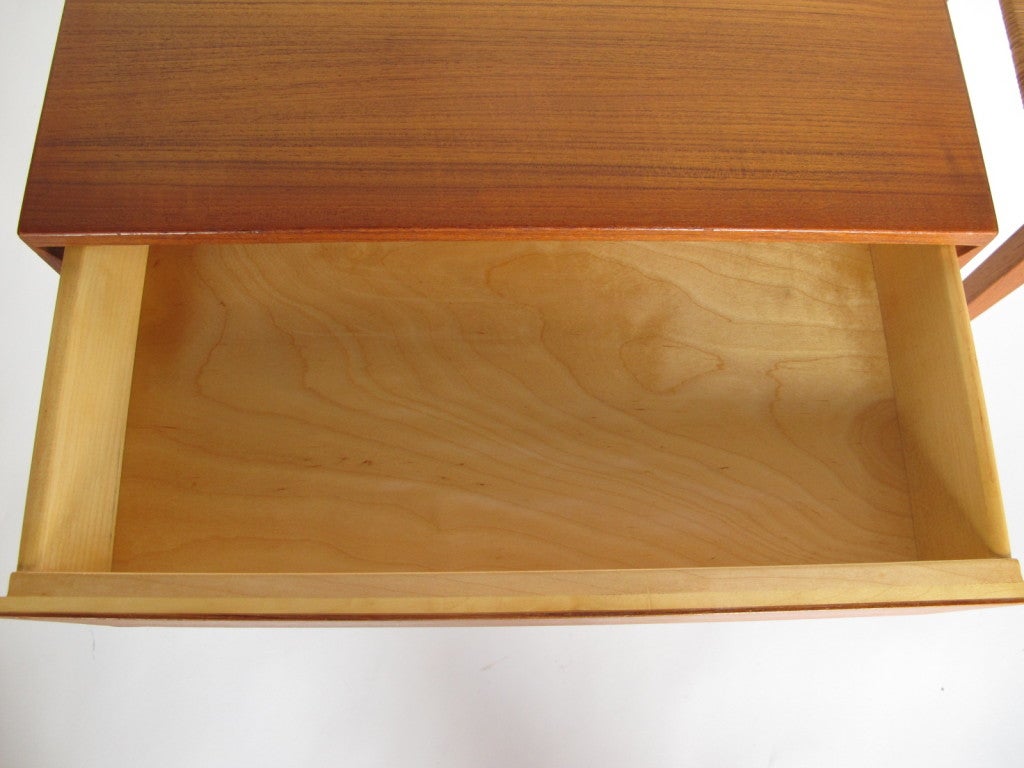 A Pair of Severin Hansen for Haslev Nightstands in Teak 2