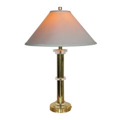 A Brass and Lucite Lamp By Frederick Cooper 11