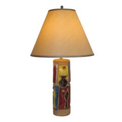 Ceramic Table Lamp by Raymor