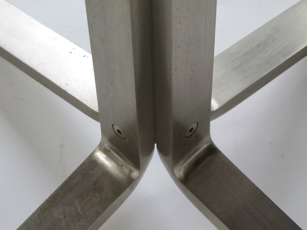 Steel A Dining Table by Formanova, Italy, 1960's For Sale