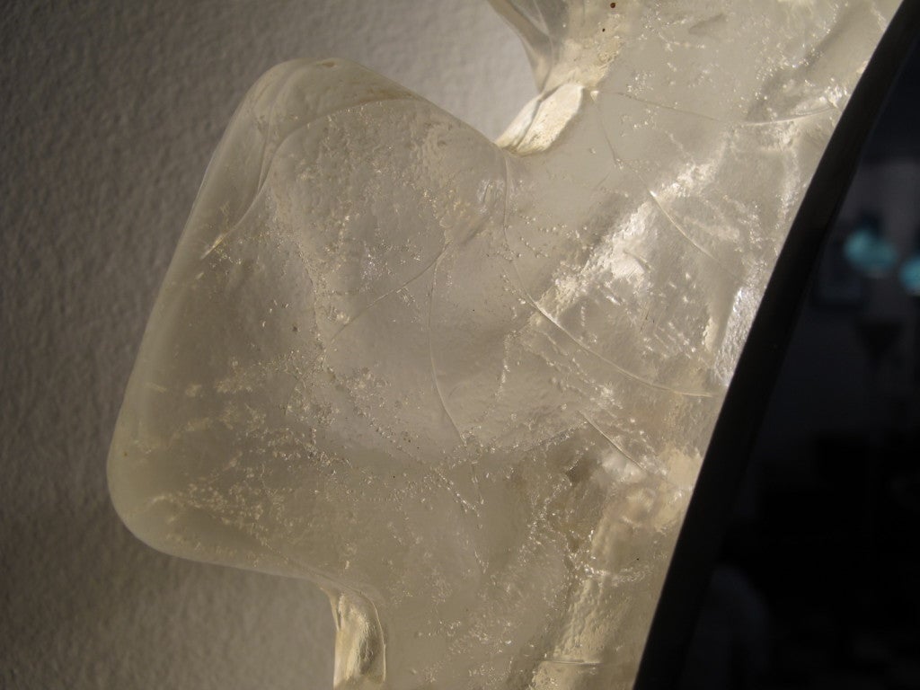 A Pair Of Resin Illuminated Mirrors