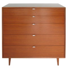 George Nelson Walnut Dresser for Herman Miller 1