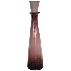 Massive Blenko Bottle With Decanter 1