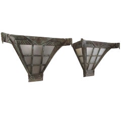 A Pair Of Bronze Art Deco Appliques by Max LeVerrier 5