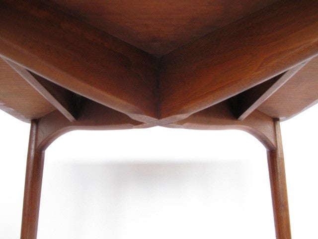 Finn Juhl for Baker Card Table In Good Condition In St.Petersburg, FL
