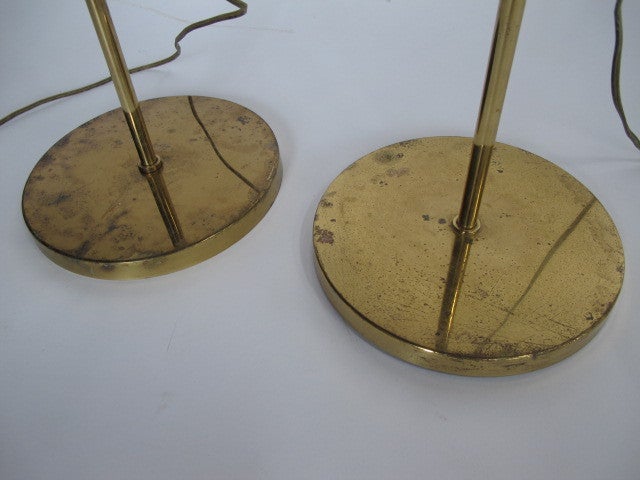 American A Pair of Koch Lowy Adjustable Height Reading Lamps