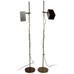 A Pair of Koch Lowy Adjustable Height Reading Lamps