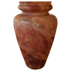 Vintage Large-Scale Alabaster Urn