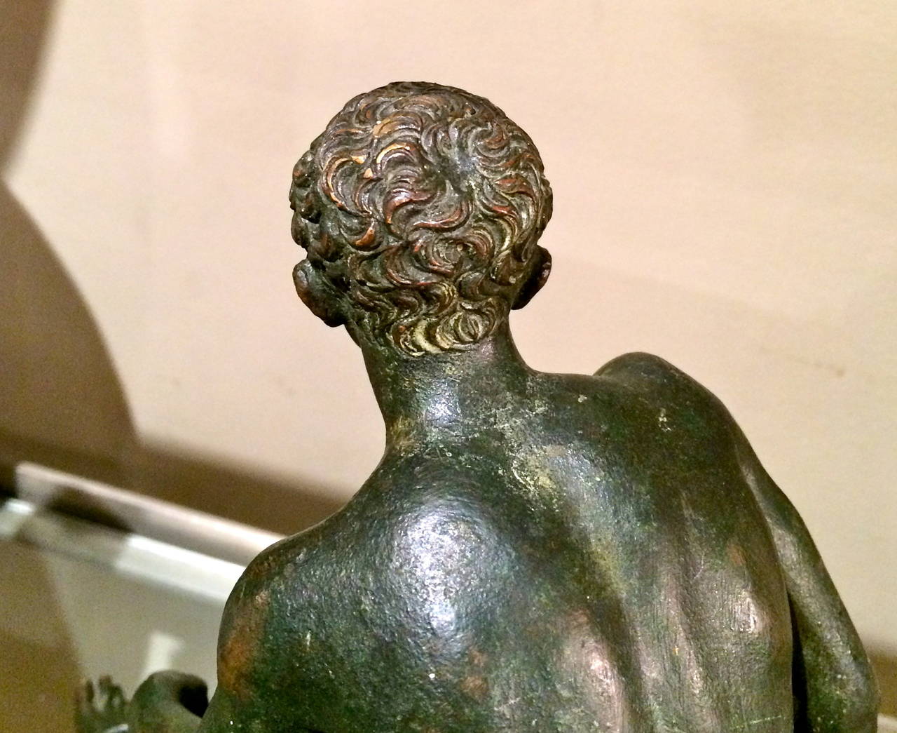 Grand Tour Bronze Sculpture 'Seated Hermes' 1