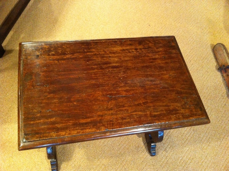 Italian Baroque Walnut Side Table