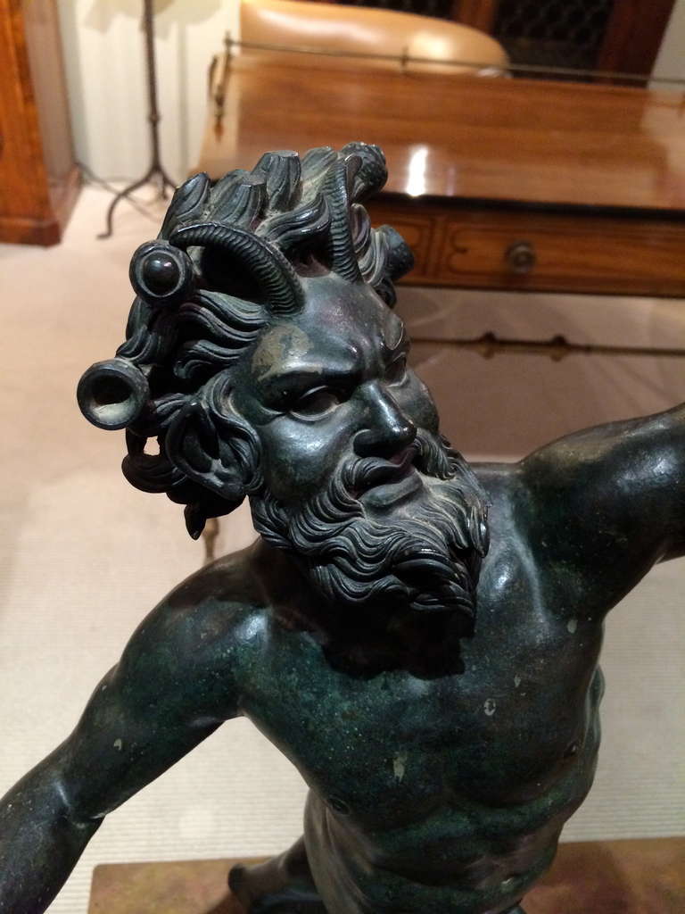 Grand Tour Bronze 'The Dancing Faun'