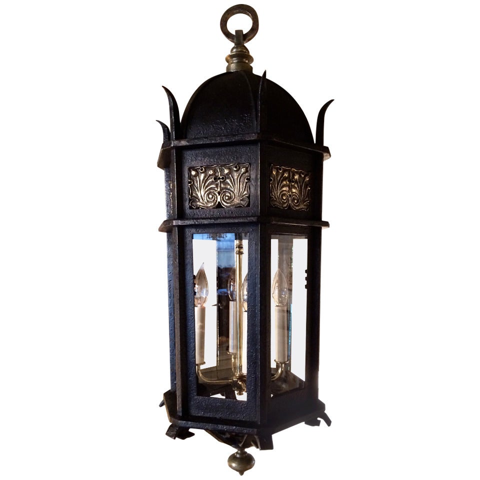 Large Bronze Lantern For Sale at 1stdibs