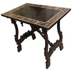 Italian Baroque Painted Side Table