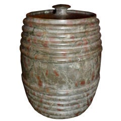 Antique HARD STONE TOBACCO JAR