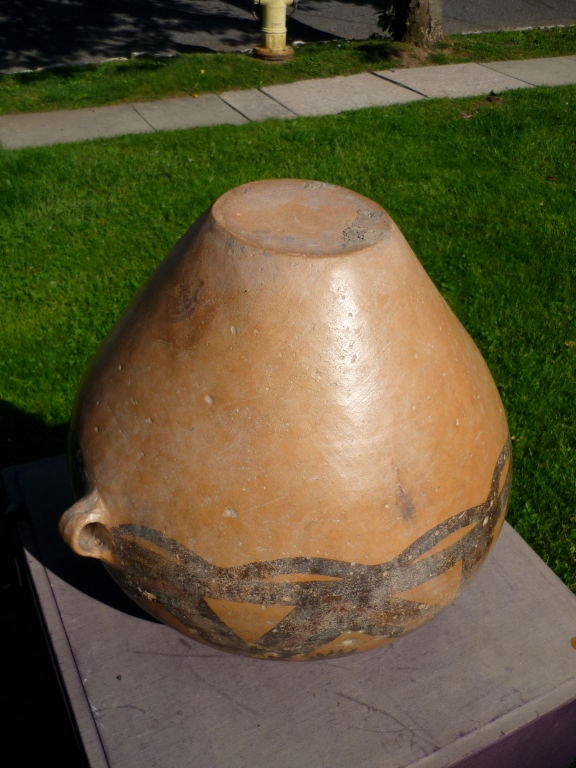 18th Century and Earlier CHINESE PAN SHAN POTTERY JAR- LARGE SCALE