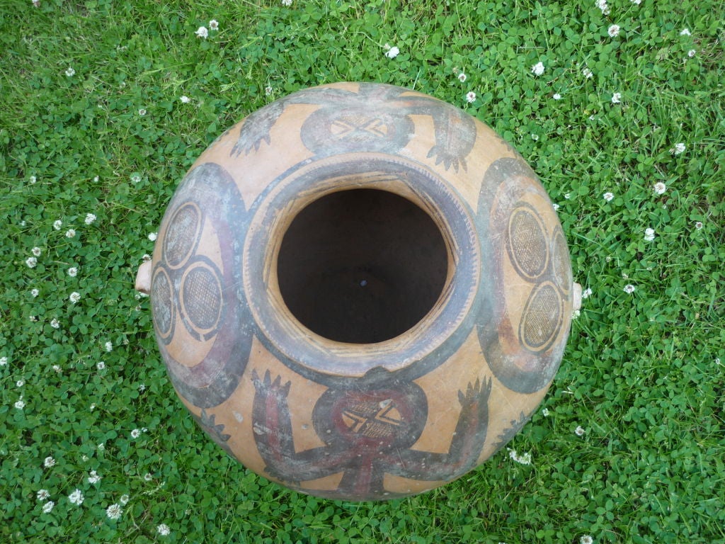 Pottery CHINESE PAN SHAN POTTERY JAR- LARGE SCALE